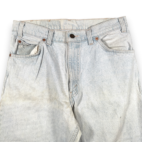 Vintage Levis Jeans Mens 30x30 Blue 550 Relaxed Light Orange Tab 90s 32x30 Tag