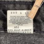 Vintage Levis Jeans Mens 30x34 Black 550 Relaxed Denim Dark Orange Tab USA 90s