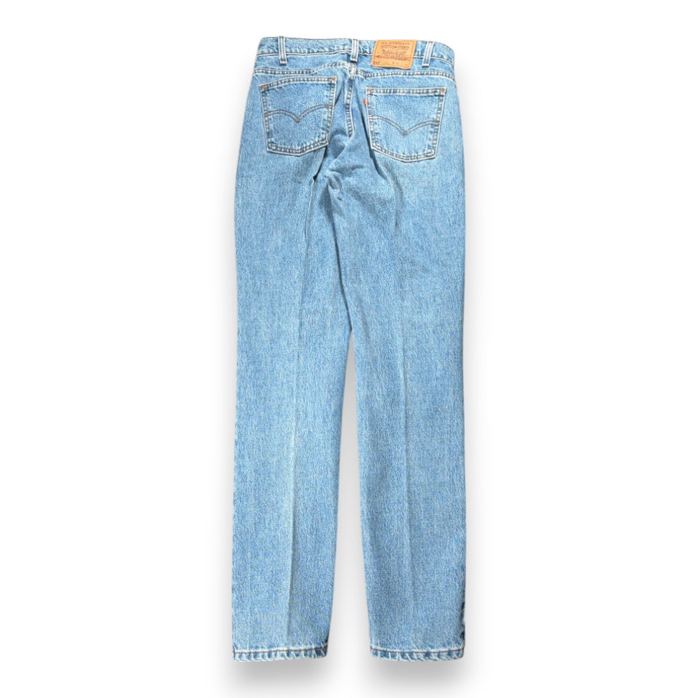 Vintage Levis Jeans Mens 32x34 Blue 512 Light Slim Tapered Orange Tab USA 90s-2 Vintage Levis Jeans Mens 32x34 Blue 512 Light Slim Tapered Orange Tab USA 90s