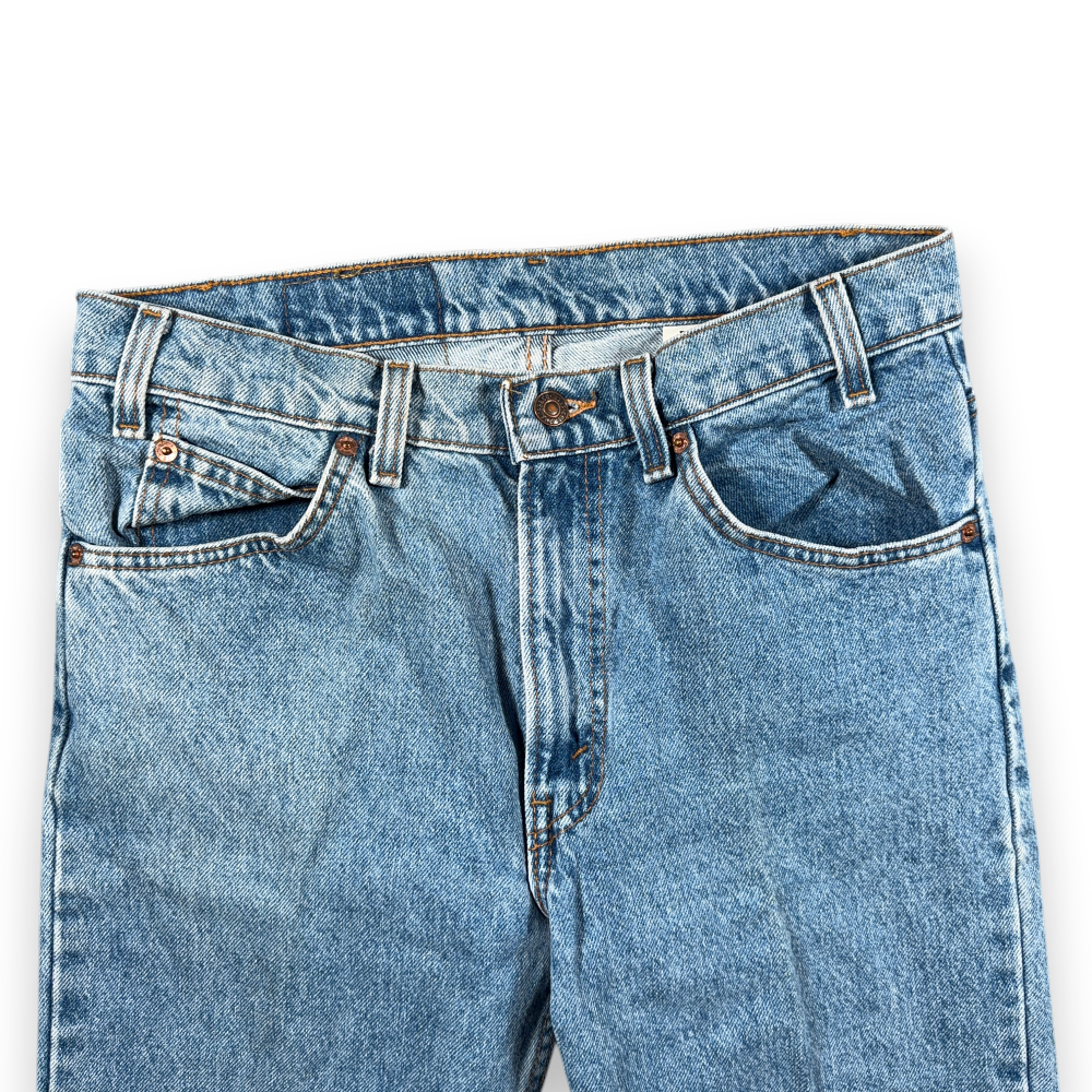 Vintage Levis Jeans Mens 32x34 Blue 512 Light Slim Tapered Orange Tab USA 90s-3 Vintage Levis Jeans Mens 32x34 Blue 512 Light Slim Tapered Orange Tab USA 90s