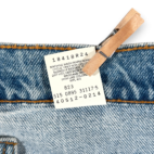 Vintage Levis Jeans Mens 32x34 Blue 512 Light Slim Tapered Orange Tab USA 90s