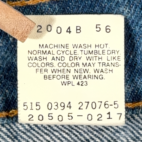 Vintage Levis 505 Jeans Mens 28x36 Blue Regular Straight Dark Orange Tab 90s