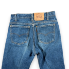 Vintage Levis 505 Jeans Mens 28x36 Blue Regular Straight Dark Orange Tab 90s