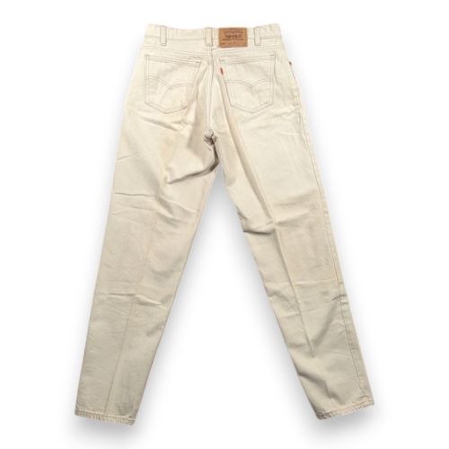 Vintage Levis Jeans Mens 30×32 White 550 Relaxed Orange Tab USA 90s 33×34 Tag-2 Vintage Levis Jeans Mens 30x32 White 550 Relaxed Orange Tab USA 90s 33x34 Tag