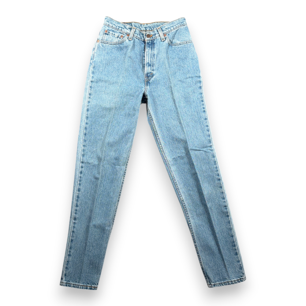 Vintage Levis Jeans Womens 28x31 11 Medium Blue 512 Light Slim Tapered USA 90s-1 Vintage Levis Jeans Womens 28x31 11 Medium Blue 512 Light Slim Tapered USA 90s