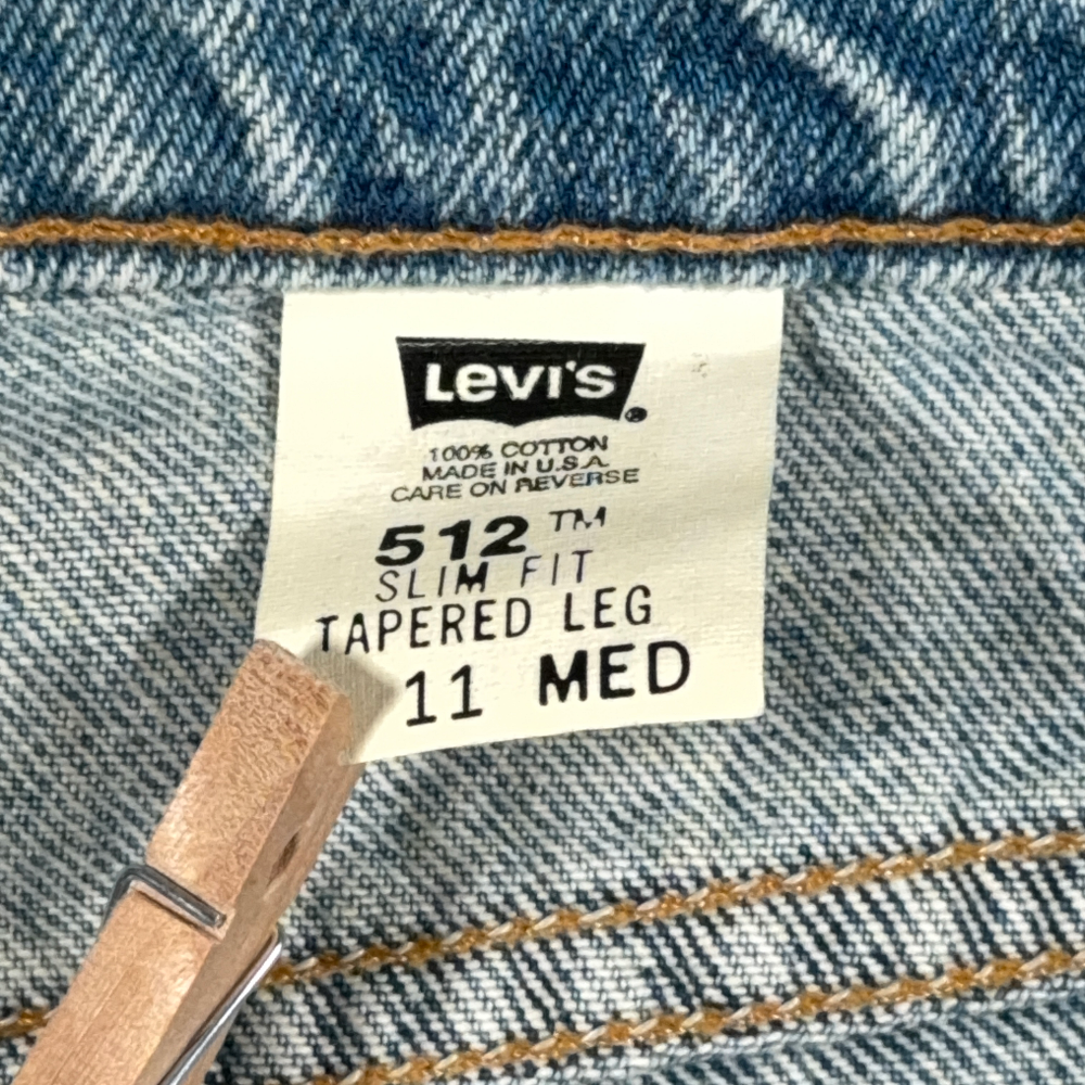 Vintage Levis Jeans Womens 28x31 11 Medium Blue 512 Light Slim Tapered USA 90s-7 Vintage Levis Jeans Womens 28x31 11 Medium Blue 512 Light Slim Tapered USA 90s