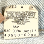 Vintage Levis Jeans Mens 30x34 White 550 Relaxed Orange Tab Stonewash USA 90s