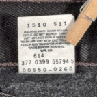 Vintage Levis 550 Jeans Mens 32x36 Black Relaxed Fit Denim USA 90s 34x36 Tag