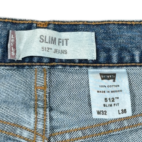 Vintage Levis 512 Jeans Mens 32x36 Blue Medium Wash Denim Slim Fit Tapered Y2K