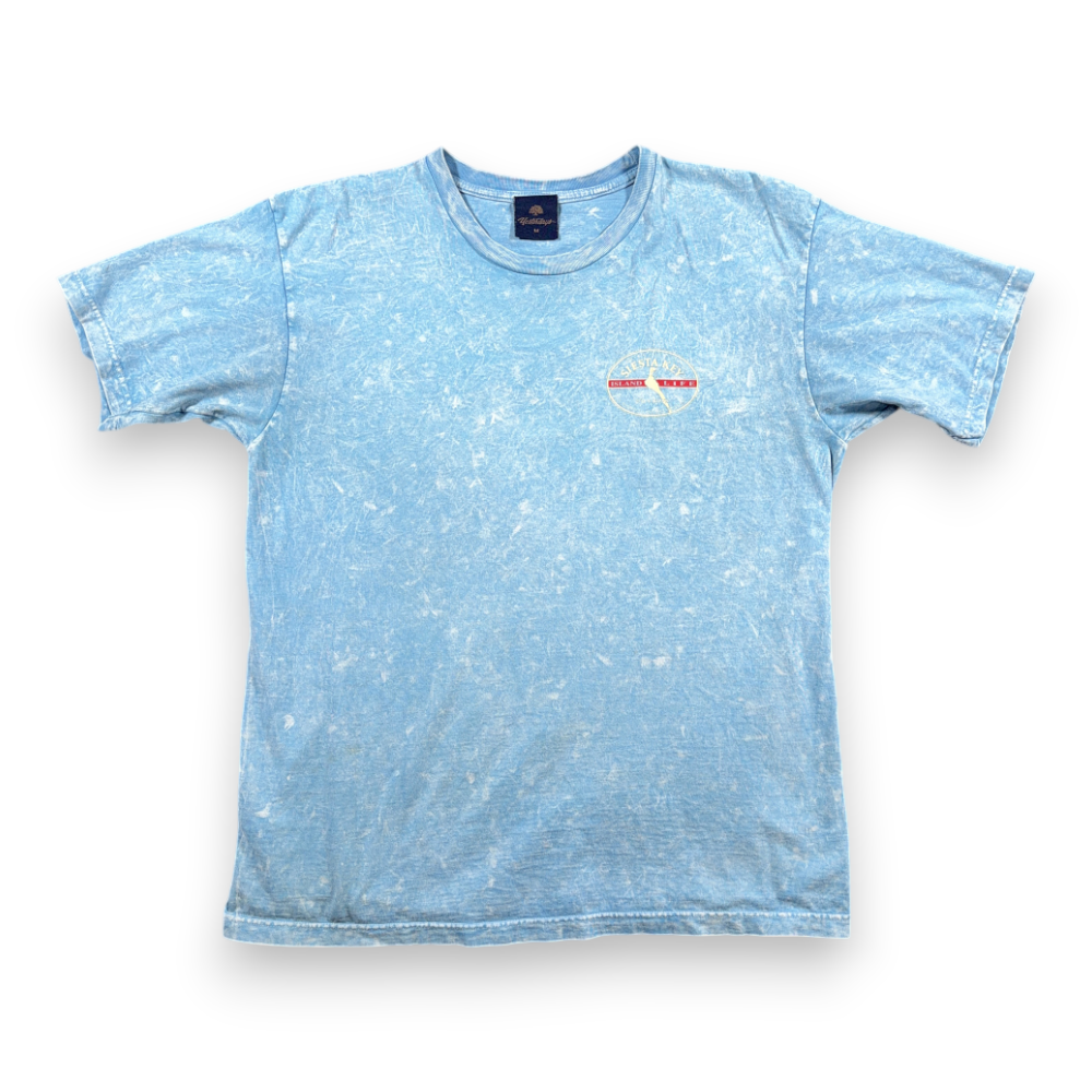 Vintage Florida Keys Shirt Adult MEDIUM Blue Acid Wash Siesta Island USA 90s-2 Vintage Florida Keys Shirt Adult MEDIUM Blue Acid Wash Siesta Island USA 90s