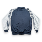 New York Yankees Jacket Adult LARGE Blue White Stitches Embroidered MLB Baseball