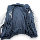 New York Yankees Jacket Adult LARGE Blue White Stitches Embroidered MLB Baseball
