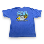Smokin Oyster Brewery Shirt Adult 2XL XXL Blue Florida Seafood Restaurant Bar