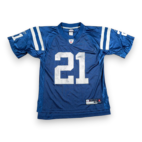 Vintage Bob Sanders Indianapolis Colts Jersey Adult MEDIUM Blue 21 Reebok Y2K