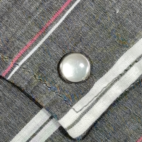 Vintage Plains Western Shirt Adult LARGE Gray Red Striped Pearl Snap Cowboy 90s