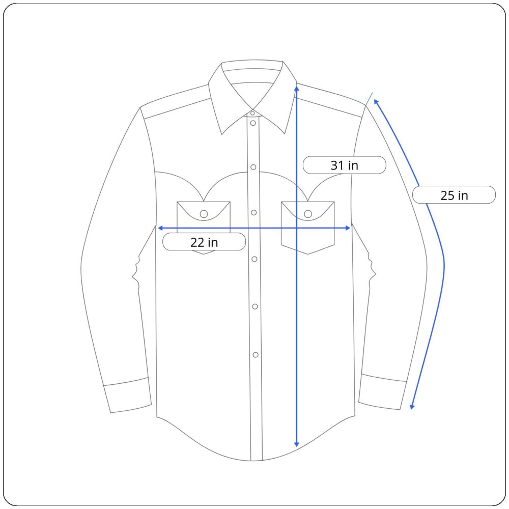 Wrangler Western Shirt Adult MEDIUM Brown Red Blue Striped Pearl Snap Cowboy