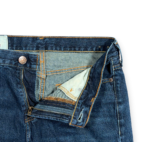 Hollister Jeans Mens 29x32 Blue Straight Low Rise Distressed Dark Wash Denim