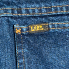 Vintage Lee Riders Jeans Mens 34x30 Dark Wash Straight Regular USA 80s 36x30 Tag