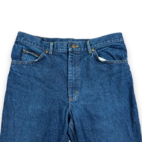 Vintage Lee Riders Jeans Mens 34x30 Dark Wash Straight Regular USA 80s 36x30 Tag