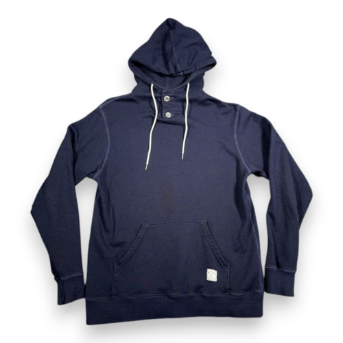 Iron And Resin Sweater Adult MEDIUM Blue Sweatshirt Hoodie Pullover USA