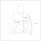 Iron And Resin Sweater Adult MEDIUM Blue Sweatshirt Hoodie Pullover USA