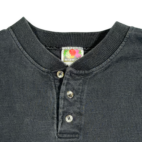 Vintage American Steel Shirt Adult EXTRA LARGE Black Henley Motorcycle Eagle 90s