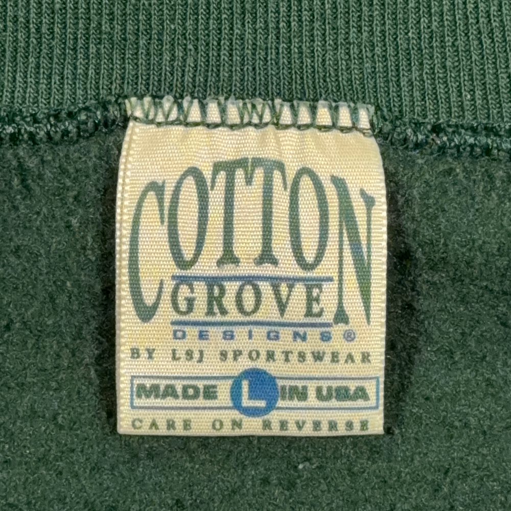 Vintage Harvest Moon Sweater Adult LARGE Green Gold Sweatshirt Autumn USA 90s-4 Vintage Harvest Moon Sweater Adult LARGE Green Gold Sweatshirt Autumn USA 90s