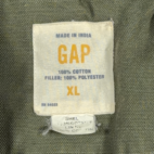 Vintage Gap Jacket Adult EXTRA LARGE Green Military Army Field Utility Y2K