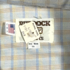 Vintage Ruddock Western Shirt Adult 2XL XXL 20 Blue Pearl Snap Deadstock USA 80s