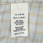 Vintage Ruddock Western Shirt Adult 2XL XXL 20 Blue Pearl Snap Deadstock USA 80s