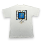 Vintage Luxor Hotel Casino Shirt Adult LARGE White Las Vegas Play Keno 90s