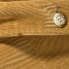 Vintage Johnny Carson Jacket Adult EXTRA LARGE Brown Corduroy Safari Norfolk 70s