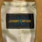 Vintage Johnny Carson Jacket Adult EXTRA LARGE Brown Corduroy Safari Norfolk 70s