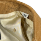 Vintage Johnny Carson Jacket Adult EXTRA LARGE Brown Corduroy Safari Norfolk 70s