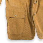 Vintage Johnny Carson Jacket Adult EXTRA LARGE Brown Corduroy Safari Norfolk 70s