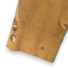 Vintage Johnny Carson Jacket Adult EXTRA LARGE Brown Corduroy Safari Norfolk 70s