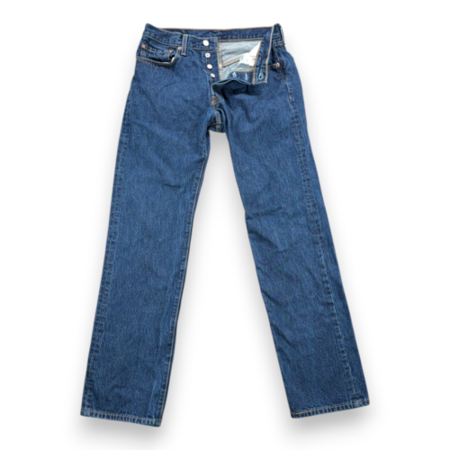 Vintage Levis 501 Jeans Mens 32x34 Blue Denim Regular Straight Button Fly Y2K