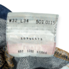 Vintage Levis 501 Jeans Mens 32x34 Blue Denim Regular Straight Button Fly Y2K