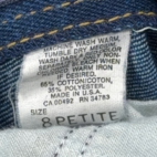 Vintage Lee Riders Jeans Womens 24x28 8 Petite Blue Dark Wash Denim USA 80s