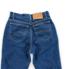Vintage Lee Riders Jeans Womens 24x28 8 Petite Blue Dark Wash Denim USA 80s