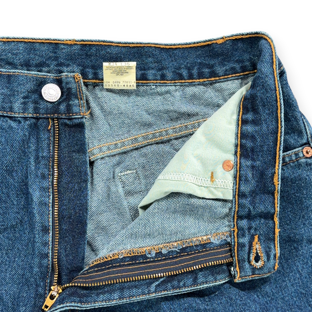 Vintage Levis Jeans Mens 32x30 Blue 560 Loose Fit Baggy Skater 90s 34x36 Tag-4 Vintage Levis Jeans Mens 32x30 Blue 560 Loose Fit Baggy Skater 90s 34x36 Tag