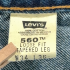 Vintage Levis Jeans Mens 32x30 Blue 560 Loose Fit Baggy Skater 90s 34x36 Tag