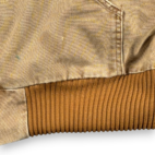 Carhartt Jacket Adult EXTRA LARGE Brown Fade Duck Canvas Hooded Workwear WV Logo