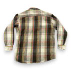 Vintage Williams Bay Shirt Adult LARGE Brown Plaid Flannel Outdoor Grunge 90s