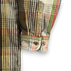 Vintage Williams Bay Shirt Adult LARGE Brown Plaid Flannel Outdoor Grunge 90s