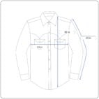 Vintage Western Shirt Adult LARGE Blue Red Plaid Acrylic Pearl Snap Workwear 70s