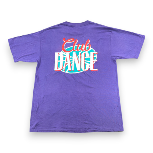 Vintage Club Dance Shirt Adult EXTRA LARGE Purple Tennessee Country TNN USA 90s