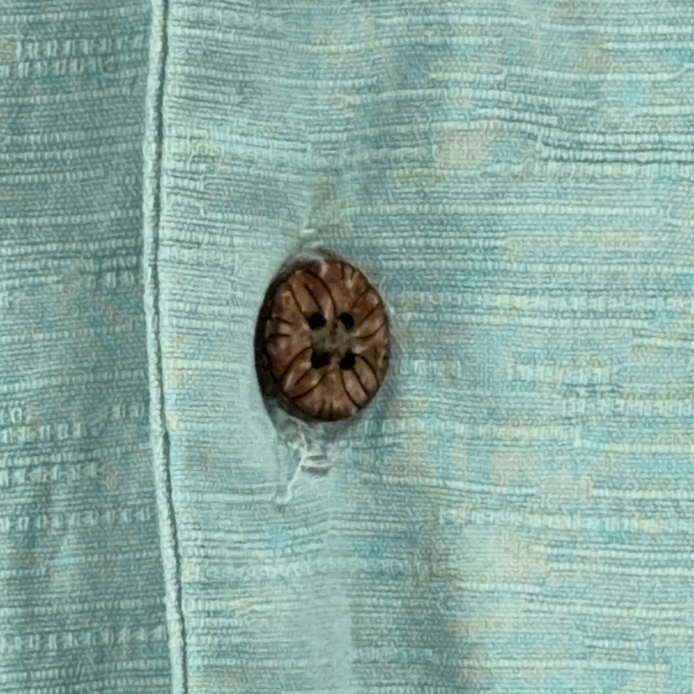 Vintage Tommy Bahama Shirt Adult MEDIUM Green Silk Jungle Shakedown Cigar Y2K-5 Vintage Tommy Bahama Shirt Adult MEDIUM Green Silk Jungle Shakedown Cigar Y2K