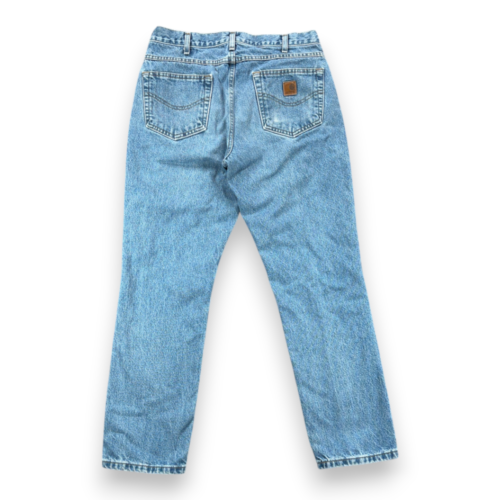 Carhartt Jeans Mens 32×30 Blue Stonewash Relaxed B18 Workwear Denim 34×30 Tag-2 Carhartt Jeans Mens 32x30 Blue Stonewash Relaxed B18 Workwear Denim 34x30 Tag