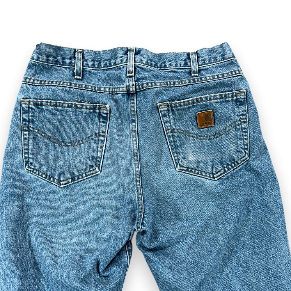 Carhartt Jeans Mens 32x30 Blue Stonewash Relaxed B18 Workwear Denim 34x30 Tag-7 Carhartt Jeans Mens 32x30 Blue Stonewash Relaxed B18 Workwear Denim 34x30 Tag